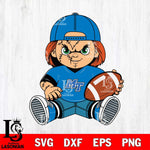 Middle Tennessee Blue Raiders Chucky Horror 3 Svg Eps Dxf Png File, NCAA svg, Digital Download, Instant Download