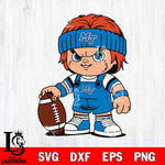 Middle Tennessee Blue Raiders Chucky Horror 5 Svg Eps Dxf Png File, NCAA svg, Digital Download, Instant Download