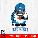 Middle Tennessee Blue Raiders Gnomes Christmas Svg Eps Dxf Png File, Digital Download, Instant Download