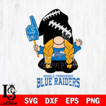 Middle Tennessee Blue Raiders Gnomes Fan Svg Eps Dxf Png File, Digital Download, Instant Download