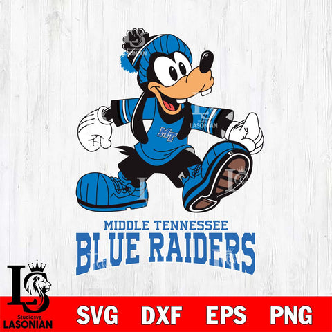 Middle Tennessee Blue Raiders Goofy Cool Sport SVG DXF EPS PNG FILE,NCAA svg ,Football Digital Download,Instant Download, Silhouette