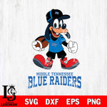 Middle Tennessee Blue Raiders Goofy Football Player SVG DXF EPS PNG FILE,NCAA svg ,Football Digital Download,Instant Download, Silhouette