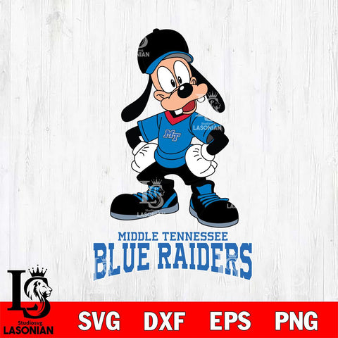 Middle Tennessee Blue Raiders Goofy Sport SVG DXF EPS PNG FILE,NCAA svg ,Football Digital Download,Instant Download, Silhouette
