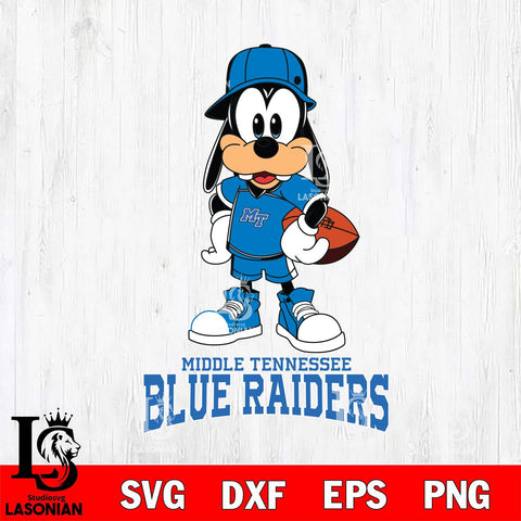 Middle Tennessee Blue Raiders Goofy rugby SVG DXF EPS PNG FILE,NCAA svg ,Football Digital Download,Instant Download, Silhouette