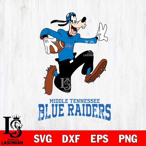 Middle Tennessee Blue Raiders Goofy rugby Sport SVG DXF EPS PNG FILE,NCAA svg ,Football Digital Download,Instant Download, Silhouette