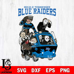 Middle Tennessee Blue Raiders Jason Voorhees Horror 10 Svg Eps Dxf Png File, NCAA svg, Digital Download, Instant Download
