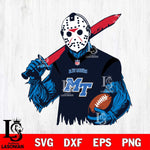 Middle Tennessee Blue Raiders Jason Voorhees Horror 11 Svg Eps Dxf Png File, NCAA svg, Digital Download, Instant Download