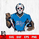 Middle Tennessee Blue Raiders Jason Voorhees Horror 5 Svg Eps Dxf Png File, NCAA svg, Digital Download, Instant Download