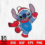 Middle Tennessee Blue Raiders Stitch Disney Christmas Svg Eps Dxf Png File, Digital Download, Instant Download