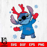 Middle Tennessee Blue Raiders Stitch Santa Christmas Svg Eps Dxf Png File, Digital Download, Instant Download