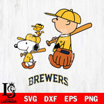 Milwaukee Brewers Peanuts Top Sport Svg Eps Dxf Png File, MLB File Cut,Digital Download,Instant Download,MLB Svg Files