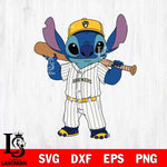 Milwaukee Brewers Stitch Bat Shoulder SVG DXF EPS PNG FILE, MLB File Cut, Digital Download,Instant Download, Silhouette, Stitch Cricut