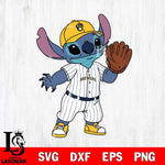 Milwaukee Brewers Stitch baseball cute SVG DXF EPS PNG FILE, MLB File Cut, Digital Download,Instant Download, Silhouette, Stitch Cricut