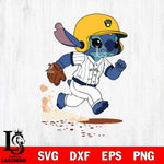 Milwaukee Brewers Stitch run Baseball SVG DXF EPS PNG FILE, MLB File Cut, Digital Download,Instant Download, Silhouette, Stitch Cricut