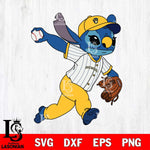 Milwaukee Brewers Stitch throw the ball SVG DXF EPS PNG FILE, MLB File Cut, Digital Download,Instant Download, Silhouette, Stitch Cricut