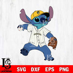 Milwaukee Brewers Stitch throwing a baseball SVG DXF EPS PNG FILE, MLB File Cut, Digital Download,Instant Download, Silhouette, Stitch Cricut