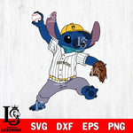 Milwaukee Brewers Stitch throws ball SVG DXF EPS PNG FILE, MLB File Cut, Digital Download,Instant Download, Silhouette, Stitch Cricut