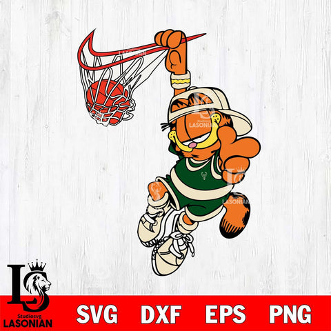 Milwaukee Bucks Garfield Svg Eps Dxf Png File, Digital Download
