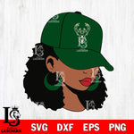 Milwaukee Bucks Girls sport Svg Eps Dxf Png File, Digital Download, Instant Download