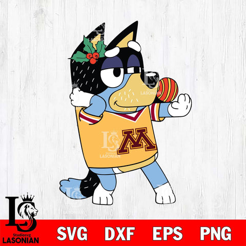 Minnesota Golden Gophers Bandit Heeler Christmas Svg Eps Dxf Png File, Digital Download, Instant Download