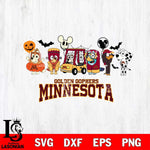 Minnesota Golden Gophers Bluey Halloween Svg Eps Dxf Png File, Digital Download, Instant Download