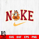 Minnesota Golden Gophers Bluey Halloween Nike NCAA Svg Eps Dxf Png File, Digital Download, Instant Download