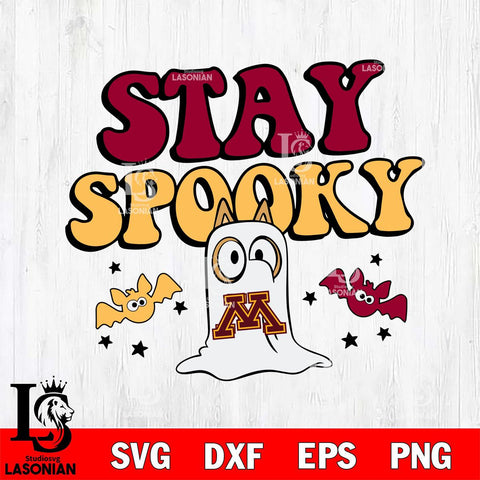 Minnesota Golden Gophers Bluey Halloween Stay Spooky Svg Eps Dxf Png File, Digital Download, Instant Download