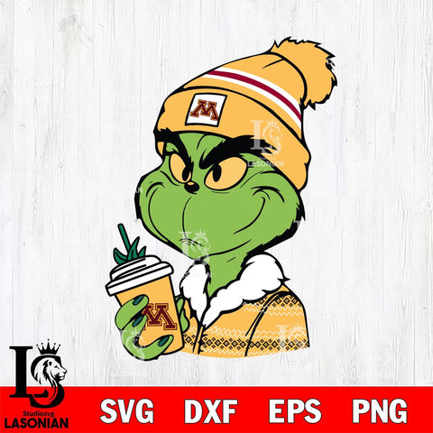 Minnesota Golden Gophers Boujee Grinch Svg Eps Dxf Png File, Digital Download, Instant Download