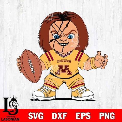 Minnesota Golden Gophers Chucky Horror 2 Svg Eps Dxf Png File, NCAA svg, Digital Download, Instant Download