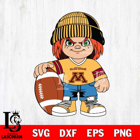 Minnesota Golden Gophers Chucky Horror 4 Svg Eps Dxf Png File, NCAA svg, Digital Download, Instant Download
