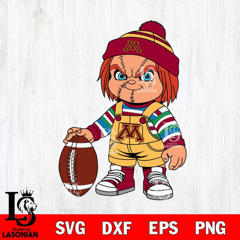 Minnesota Golden Gophers Chucky Horror 6 Svg Eps Dxf Png File, NCAA svg, Digital Download, Instant Download