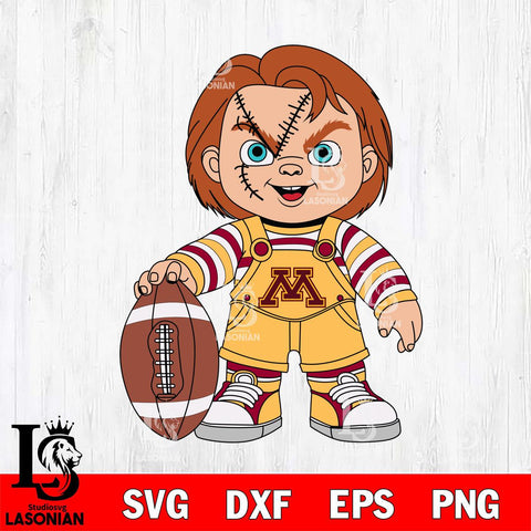 Minnesota Golden Gophers Chucky Horror 7 Svg Eps Dxf Png File, NCAA svg, Digital Download, Instant Download