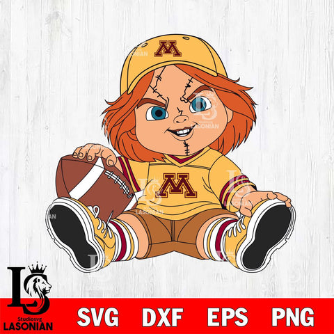 Minnesota Golden Gophers Chucky Horror 8 Svg Eps Dxf Png File, NCAA svg, Digital Download, Instant Download