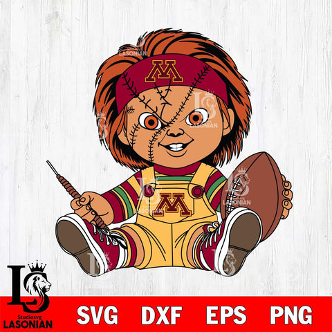 Minnesota Golden Gophers Chucky Horror 9 Svg Eps Dxf Png File, NCAA svg, Digital Download, Instant Download