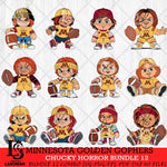 Minnesota Golden Gophers Chucky Horror Bundle 12 SVG Eps Dxf Png File, Bundle NCAA svg, Digital Download, Instant Download