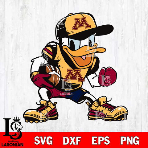 Minnesota Golden Gophers Donal Duck Svg Eps Dxf Png File, NCAA svg, Digital Download, Instant Download