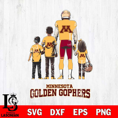 Minnesota Golden Gophers Father Football SVG DXF EPS PNG FILE,NCAA SVG, Father day Digital Download,Instant Download, Silhouette