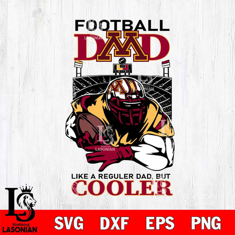 Minnesota Golden Gophers Football Dad Cooler Svg Eps Dxf Png File, Digital Download, Instant Download