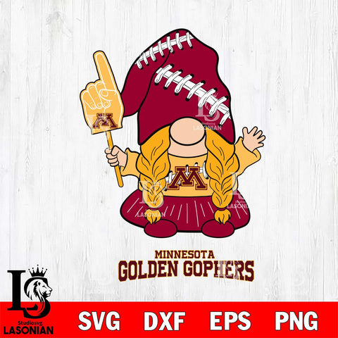 Minnesota Golden Gophers Gnomes Fan Svg Eps Dxf Png File, Digital Download, Instant Download