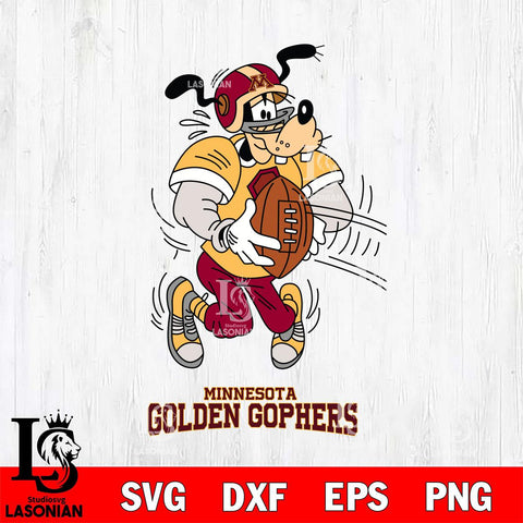 Minnesota Golden Gophers Goofy Sport Football SVG DXF EPS PNG FILE,NCAA svg ,Football Digital Download,Instant Download, Silhouette