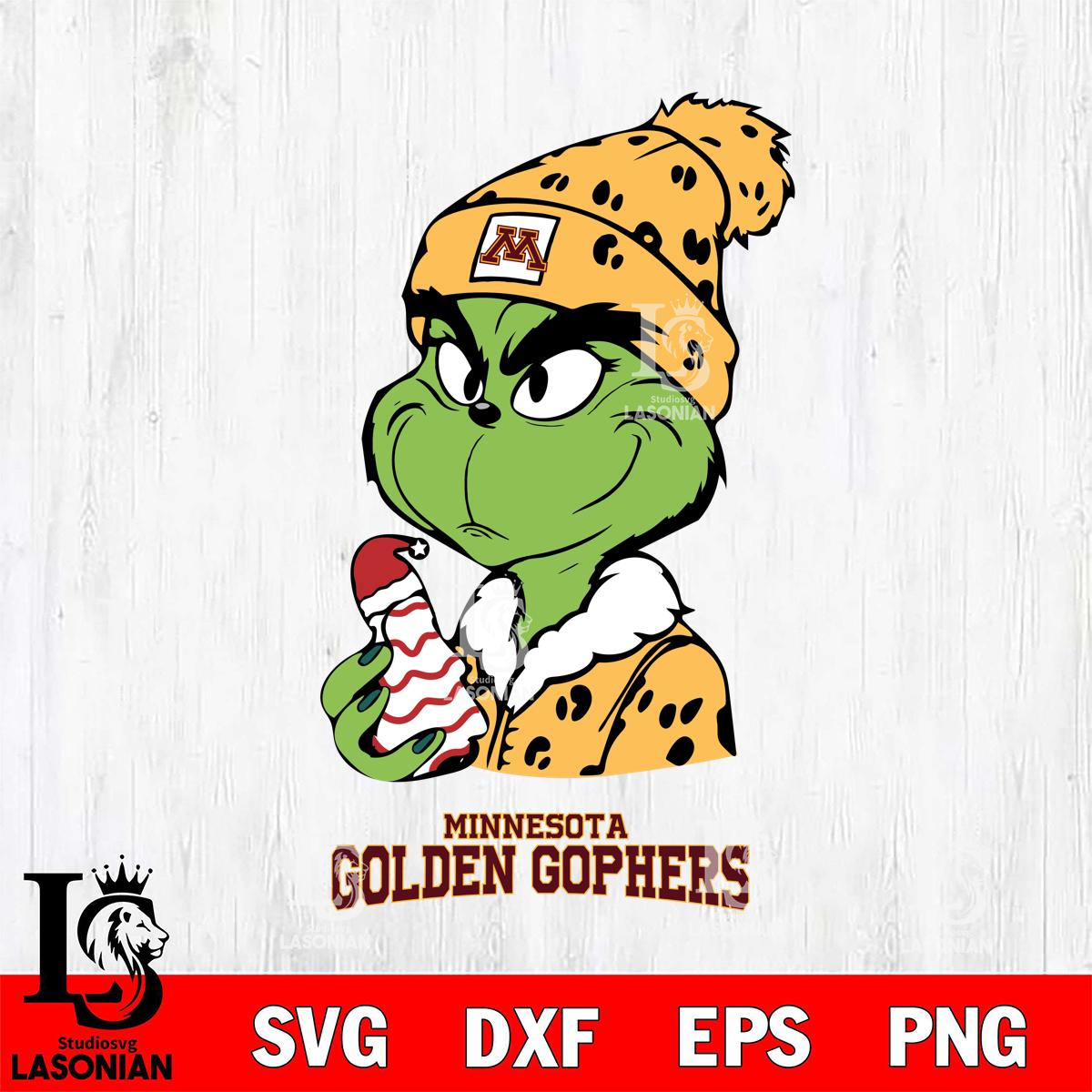 Minnesota Golden Gophers Grinch Tree Cake – lasoniansvg