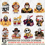 Minnesota Golden Gophers Halloween Bundle 12 SVG Svg Eps Dxf Png File, NCAA bundle svg, Digital Download, Instant Download