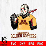Minnesota Golden Gophers Jason Voorhees 11 Svg Eps Dxf Png File, Digital Download