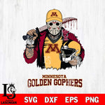 Minnesota Golden Gophers Jason Voorhees 2 Svg Eps Dxf Png File, Digital Download