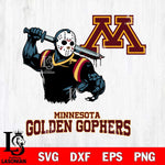 Minnesota Golden Gophers Jason Voorhees 5 Svg Eps Dxf Png File, Digital Download