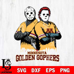Minnesota Golden Gophers Jason Voorhees 8 Svg Eps Dxf Png File, Digital Download
