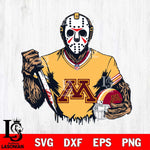 Minnesota Golden Gophers Jason Voorhees Horror 5 Svg Eps Dxf Png File, NCAA svg, Digital Download, Instant Download