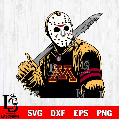 Minnesota Golden Gophers Jason Voorhees Horror 7 Svg Eps Dxf Png File, NCAA svg, Digital Download, Instant Download