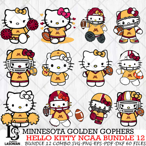 Minnesota Golden Gophers NCAA Bundle 12 Svg Eps Dxf Png File, NCAA svg, Digital Download, Instant Download