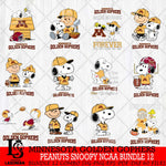 Minnesota Golden Gophers Peanuts Snoopy Player NCAA Bundle 12 SVG DXF EPS PNG FILE,Snoopy File Cut, bundle NCAA Digital Download,Instant Download, Silhouette